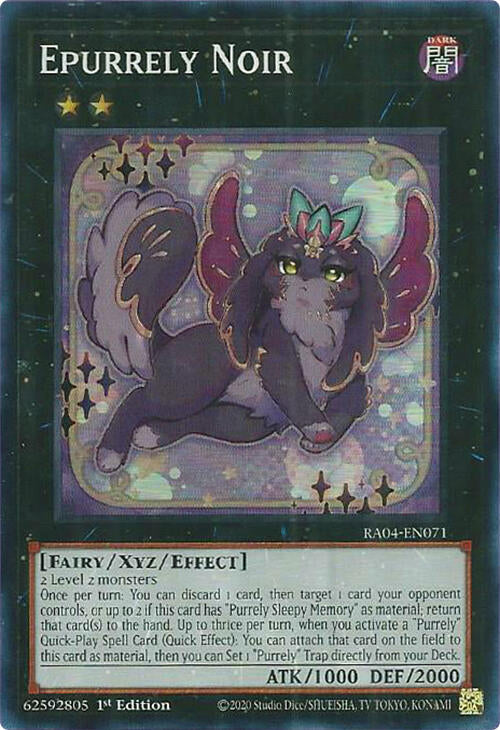 Epurrely Noir [RA04-EN071] Super Rare | Mega City Incorporated