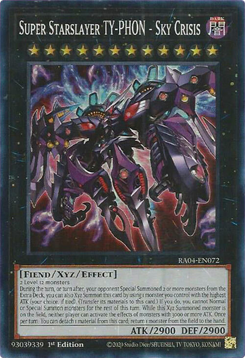 Super Starslayer TY-PHON - Sky Crisis [RA04-EN072] Super Rare | Mega City Incorporated