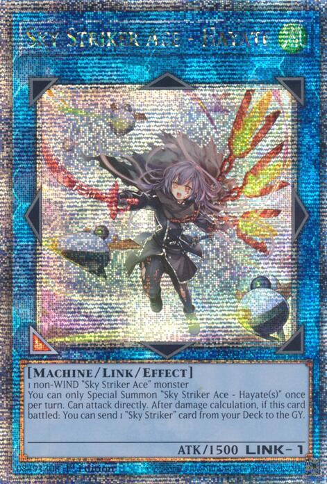 Sky Striker Ace - Hayate (New Art) [RA04-EN073] Quarter Century Secret Rare | Mega City Incorporated