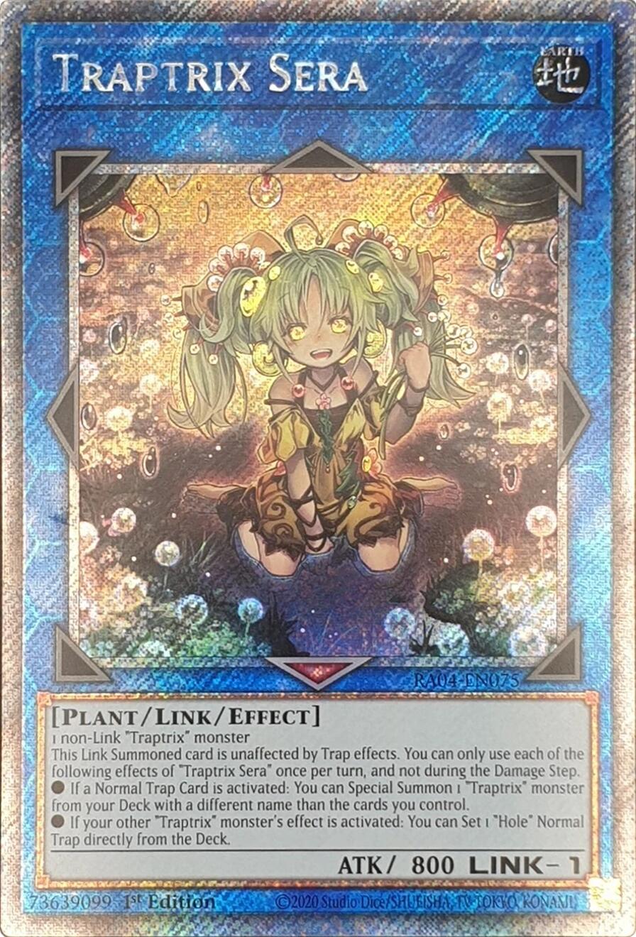Traptrix Sera [RA04-EN075] Platinum Secret Rare | Mega City Incorporated