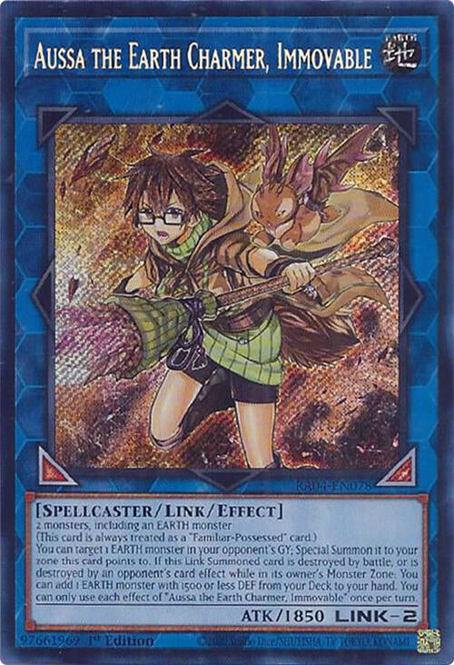 Aussa the Earth Charmer, Immovable [RA04-EN078] Secret Rare | Mega City Incorporated
