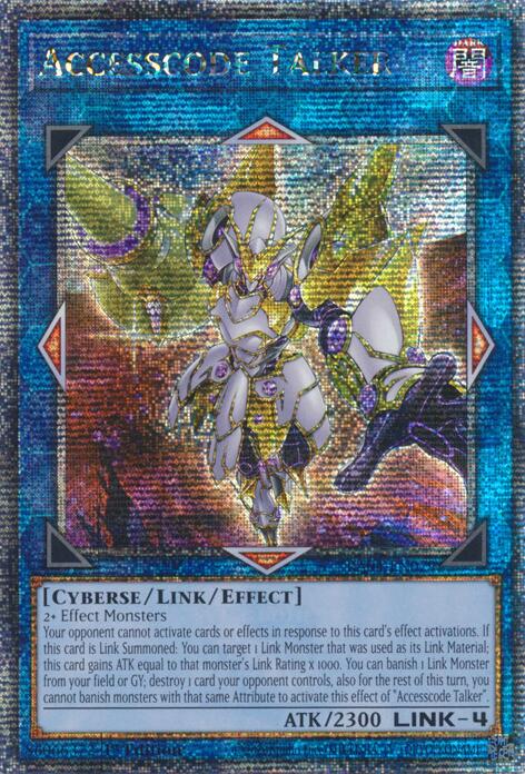 Accesscode Talker (New Art) [RA04-EN079] Quarter Century Secret Rare | Mega City Incorporated