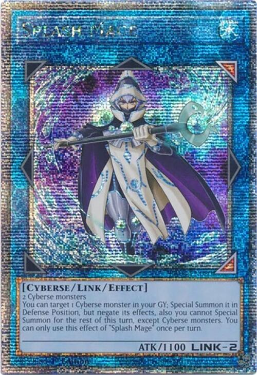 Splash Mage [RA04-EN080] Quarter Century Secret Rare | Mega City Incorporated