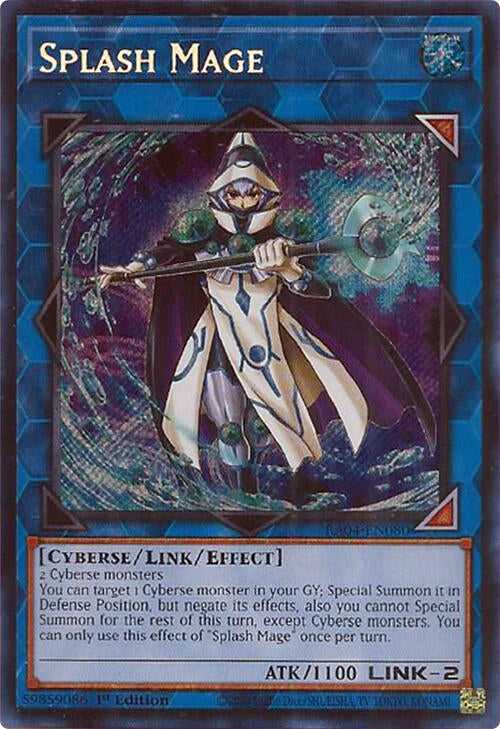 Splash Mage [RA04-EN080] Secret Rare | Mega City Incorporated