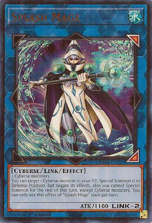 Splash Mage [RA04-EN080] Ultra Rare | Mega City Incorporated