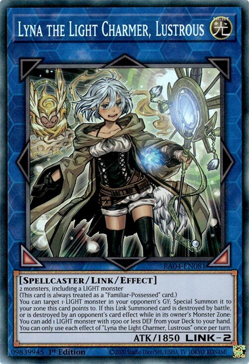Lyna the Light Charmer, Lustrous [RA04-EN081] Prismatic Collector's Rare | Mega City Incorporated