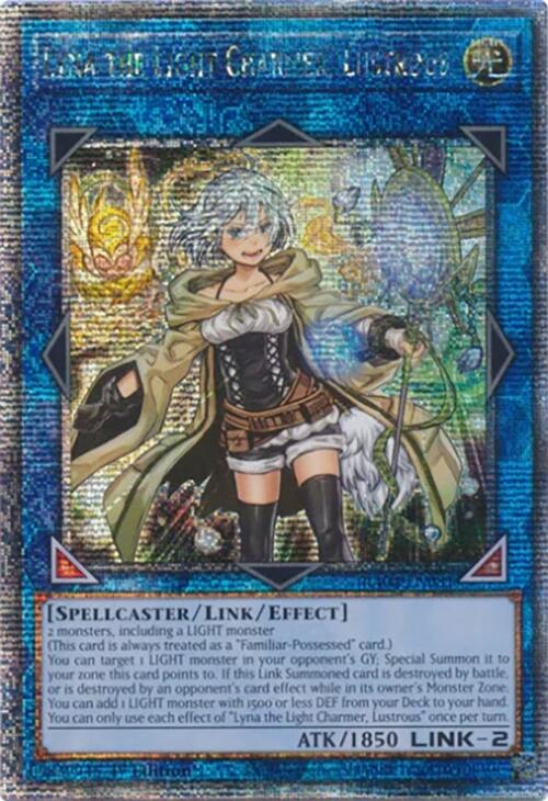 Lyna the Light Charmer, Lustrous [RA04-EN081] Quarter Century Secret Rare | Mega City Incorporated