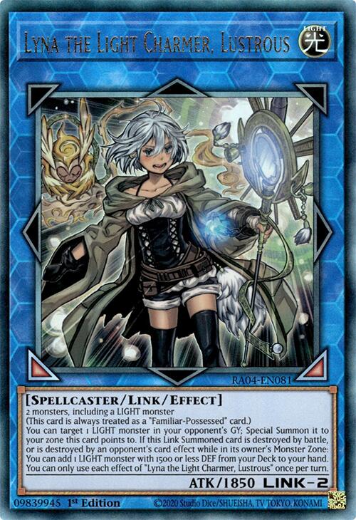 Lyna the Light Charmer, Lustrous [RA04-EN081] Prismatic Ultimate Rare | Mega City Incorporated