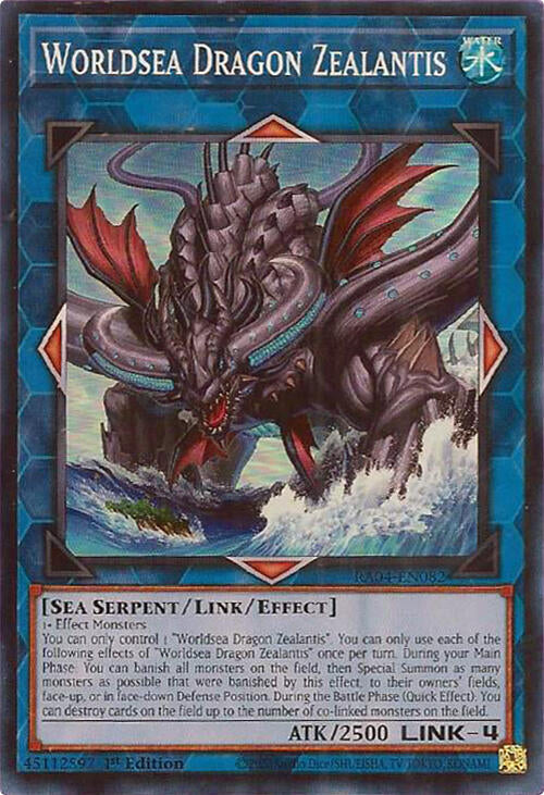 Worldsea Dragon Zealantis [RA04-EN082] Super Rare | Mega City Incorporated