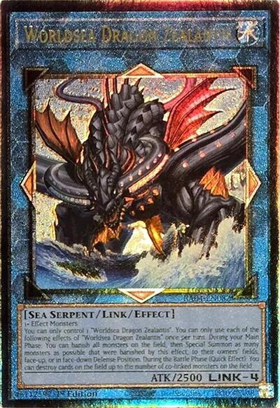 Worldsea Dragon Zealantis [RA04-EN082] Prismatic Ultimate Rare | Mega City Incorporated