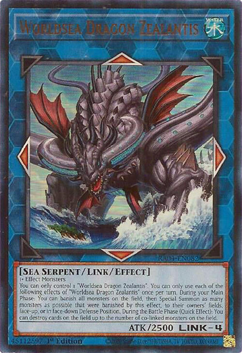 Worldsea Dragon Zealantis [RA04-EN082] Ultra Rare | Mega City Incorporated