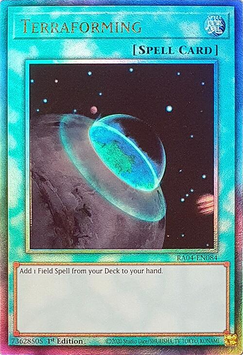 Terraforming [RA04-EN084] Prismatic Ultimate Rare | Mega City Incorporated