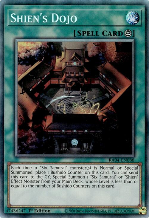 Shien's Dojo [RA04-EN088] Prismatic Collector's Rare | Mega City Incorporated