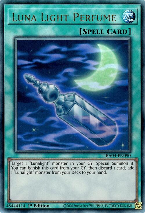 Luna Light Perfume [RA04-EN090] Prismatic Ultimate Rare | Mega City Incorporated