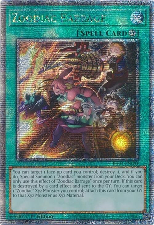 Zoodiac Barrage [RA04-EN091] Quarter Century Secret Rare | Mega City Incorporated