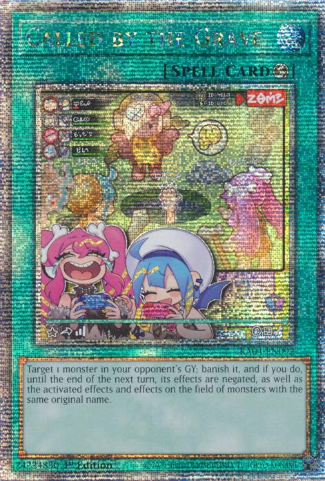 Called by the Grave (New Art) [RA04-EN092] Quarter Century Secret Rare | Mega City Incorporated