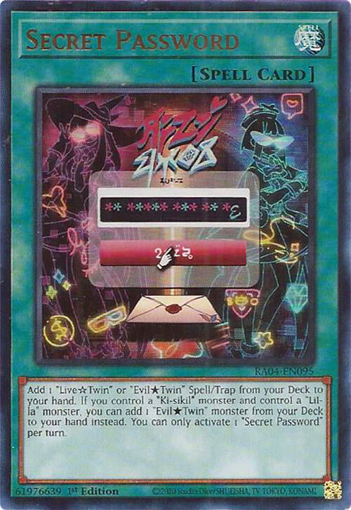 Secret Password [RA04-EN095] Ultra Rare | Mega City Incorporated