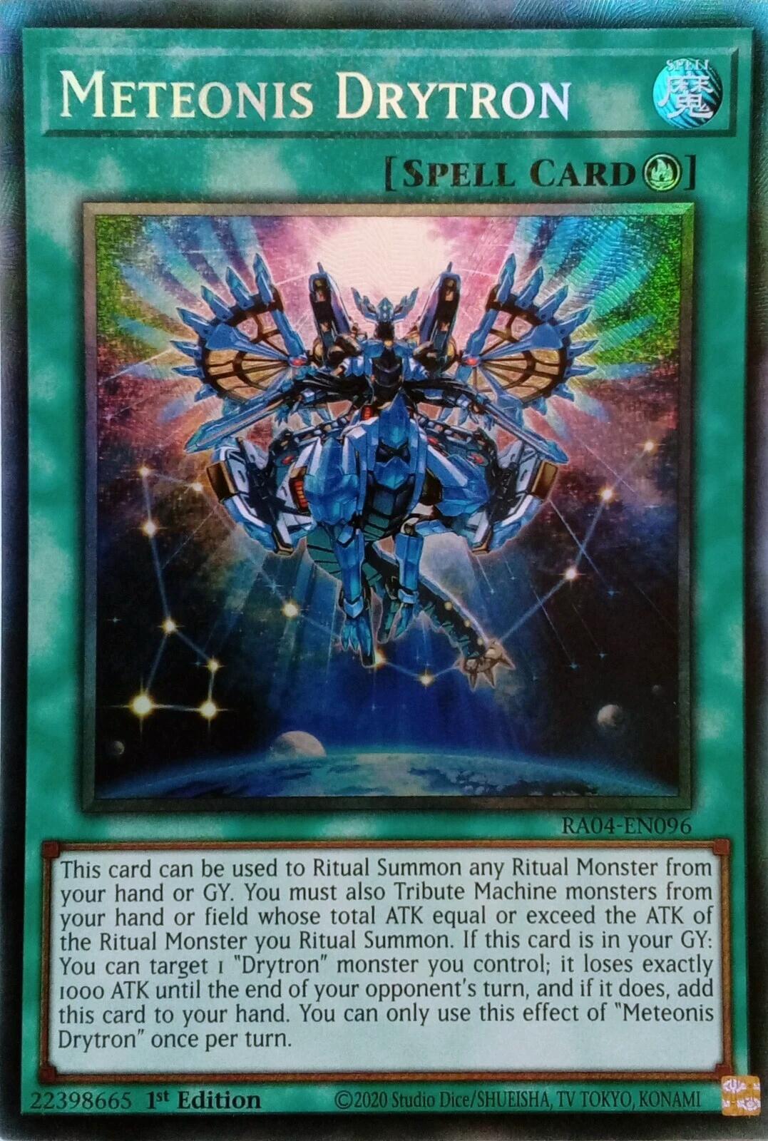 Meteonis Drytron [RA04-EN096] Prismatic Collector's Rare | Mega City Incorporated