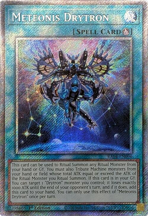 Meteonis Drytron [RA04-EN096] Platinum Secret Rare | Mega City Incorporated