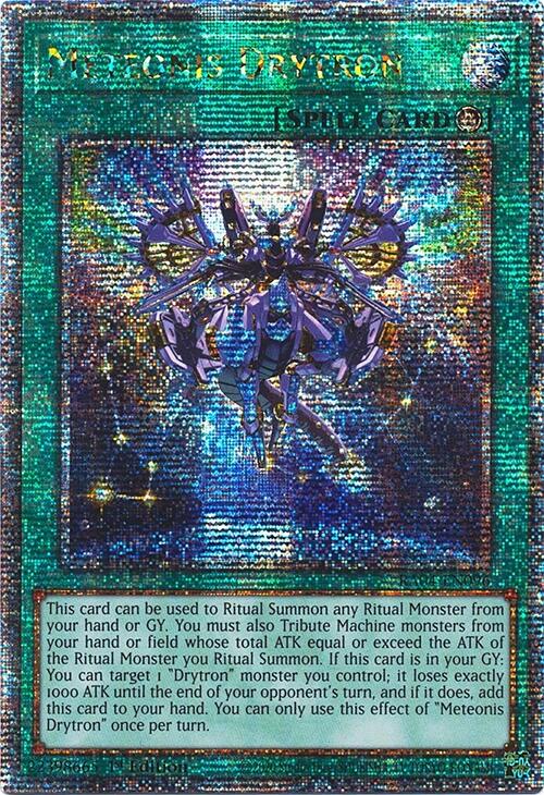 Meteonis Drytron [RA04-EN096] Quarter Century Secret Rare | Mega City Incorporated