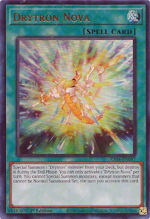 Drytron Nova [RA04-EN097] Ultra Rare | Mega City Incorporated