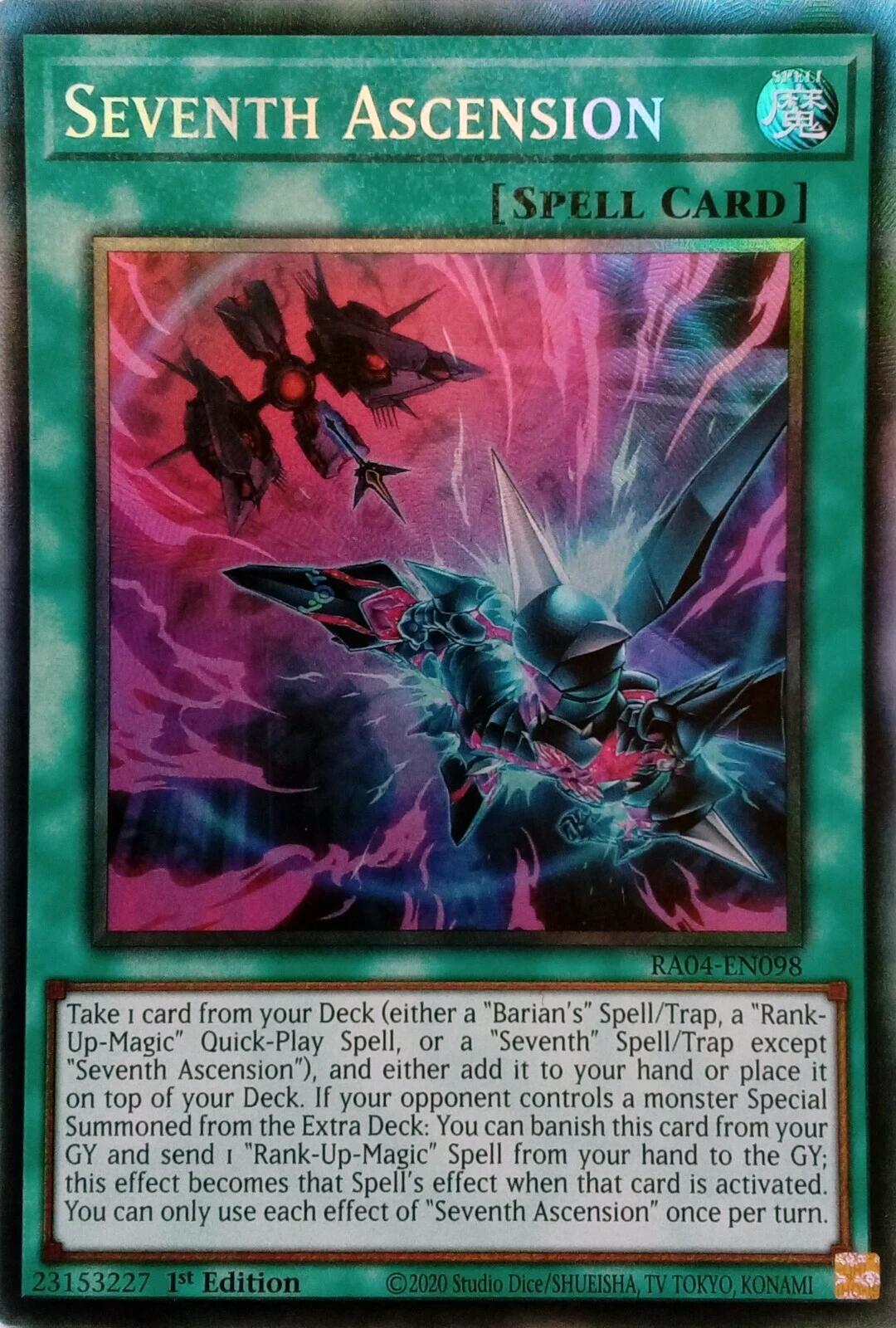 Seventh Ascension [RA04-EN098] Prismatic Collector's Rare | Mega City Incorporated