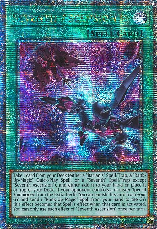Seventh Ascension [RA04-EN098] Quarter Century Secret Rare | Mega City Incorporated