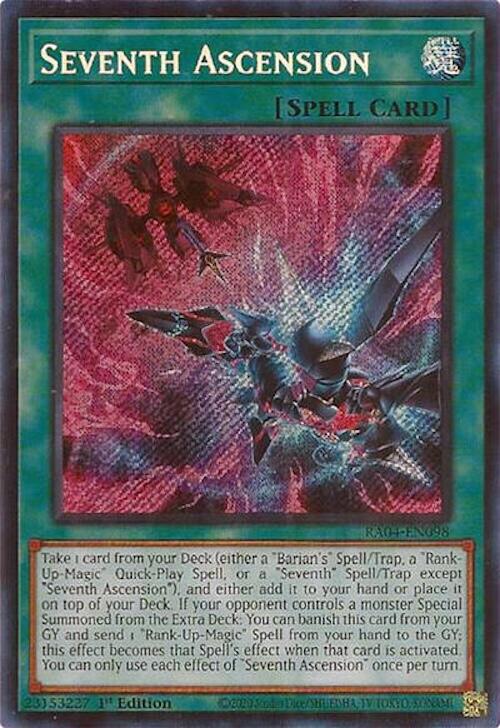 Seventh Ascension [RA04-EN098] Secret Rare | Mega City Incorporated