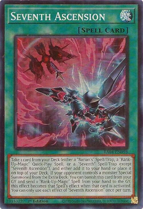 Seventh Ascension [RA04-EN098] Super Rare | Mega City Incorporated