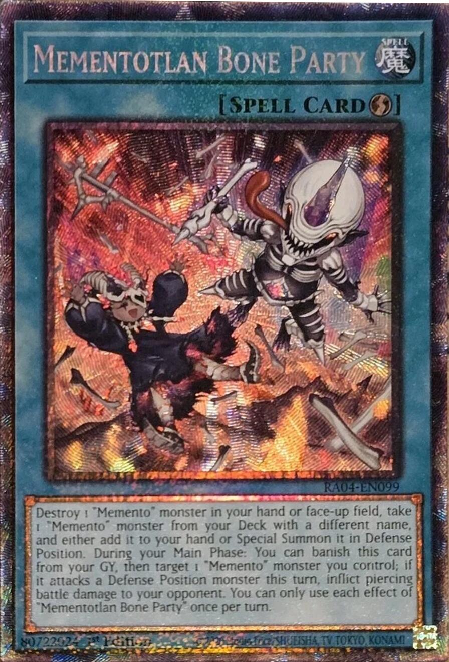 Mementotlan Bone Party [RA04-EN099] Prismatic Collector's Rare | Mega City Incorporated