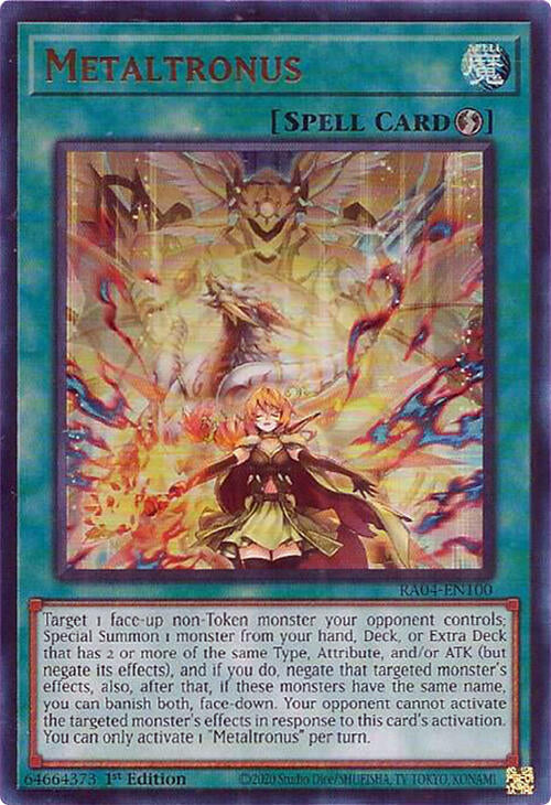 Metaltronus [RA04-EN100] Ultra Rare | Mega City Incorporated