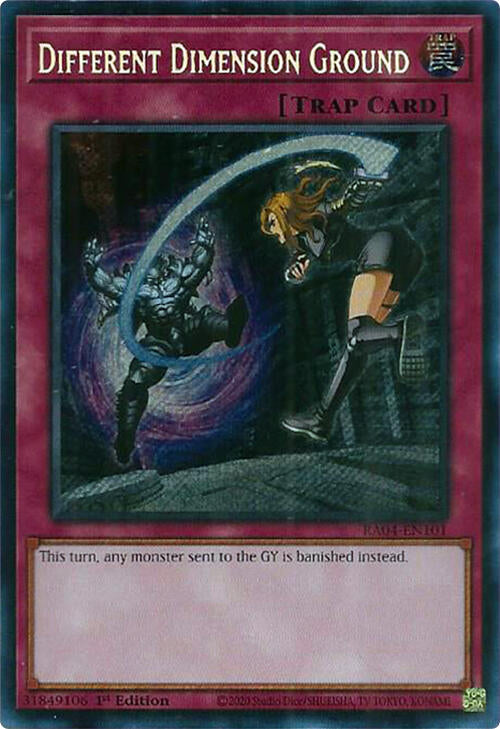 Different Dimension Ground [RA04-EN101] Secret Rare | Mega City Incorporated