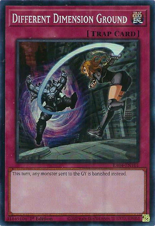Different Dimension Ground [RA04-EN101] Super Rare | Mega City Incorporated