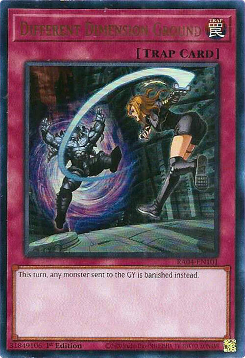 Different Dimension Ground [RA04-EN101] Ultra Rare | Mega City Incorporated