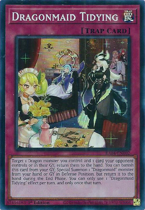 Dragonmaid Tidying [RA04-EN102] Super Rare | Mega City Incorporated