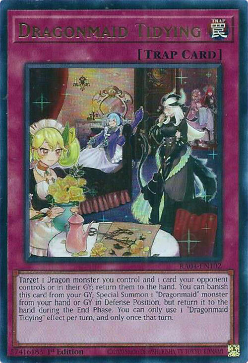 Dragonmaid Tidying [RA04-EN102] Ultra Rare | Mega City Incorporated