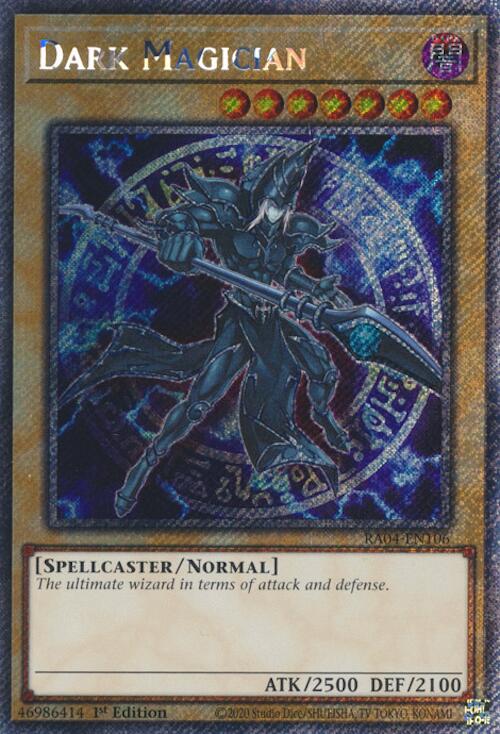 Dark Magician (7th Art) [RA04-EN106] Platinum Secret Rare | Mega City Incorporated