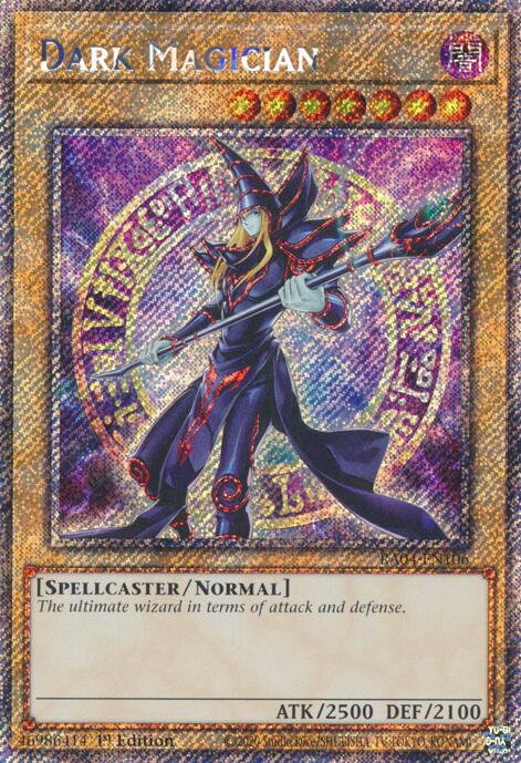 Dark Magician (8th Art) [RA04-EN106] Platinum Secret Rare | Mega City Incorporated