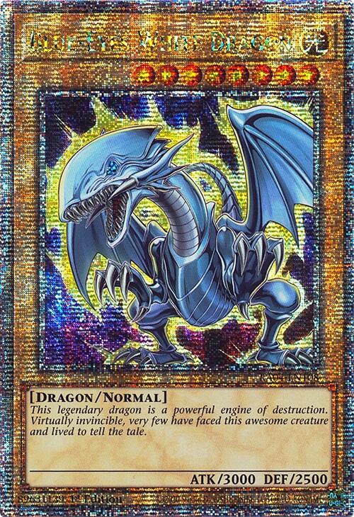 Blue-Eyes White Dragon (7th Art) [RA04-EN108] Quarter Century Secret Rare | Mega City Incorporated