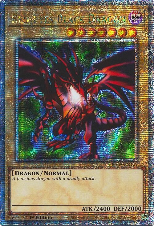 Red-Eyes Black Dragon (4th Art) [RA04-EN109] Quarter Century Secret Rare | Mega City Incorporated