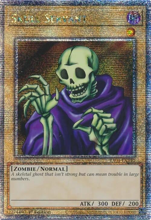 Skull Servant [RA04-EN110] Quarter Century Secret Rare | Mega City Incorporated