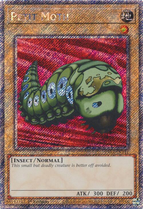 Petit Moth [RA04-EN111] Platinum Secret Rare | Mega City Incorporated