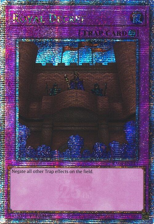 Royal Decree [RA04-EN113] Quarter Century Secret Rare | Mega City Incorporated