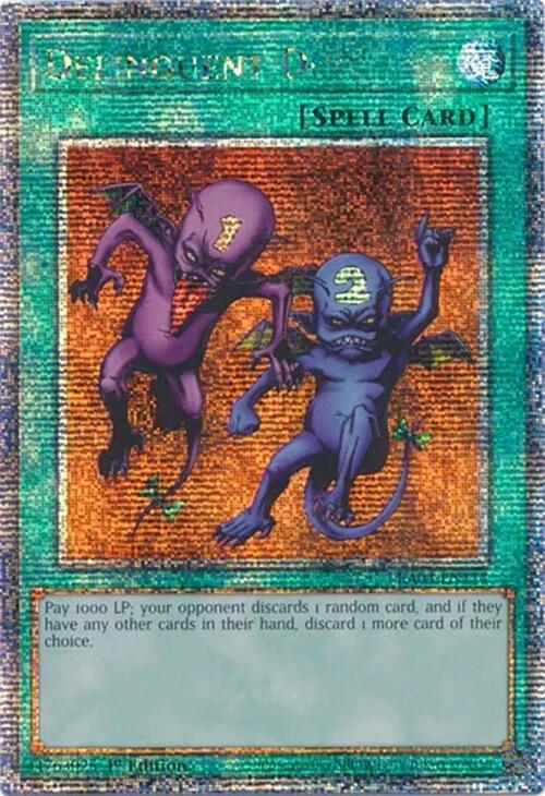 Delinquent Duo [RA04-EN114] Quarter Century Secret Rare | Mega City Incorporated