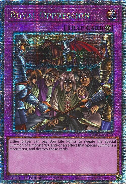 Royal Oppression [RA04-EN120] Quarter Century Secret Rare | Mega City Incorporated