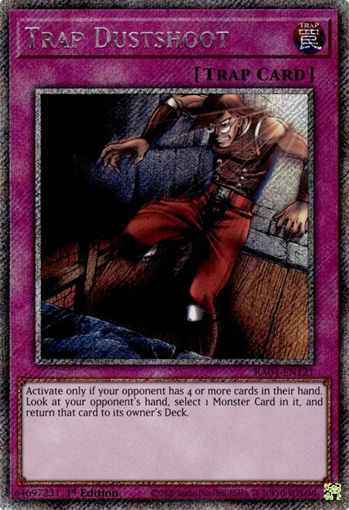 Trap Dustshoot [RA04-EN121] Platinum Secret Rare | Mega City Incorporated