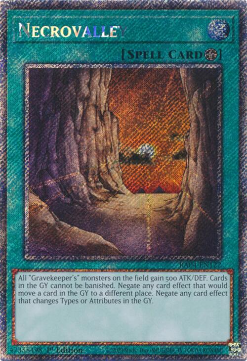 Necrovalley [RA04-EN122] Platinum Secret Rare | Mega City Incorporated