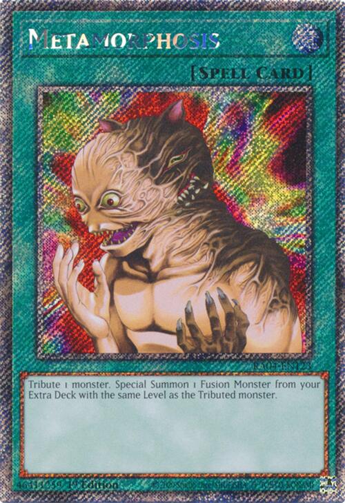 Metamorphosis [RA04-EN123] Platinum Secret Rare | Mega City Incorporated