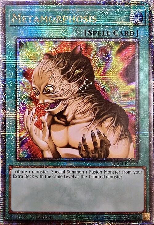Metamorphosis [RA04-EN123] Quarter Century Secret Rare | Mega City Incorporated