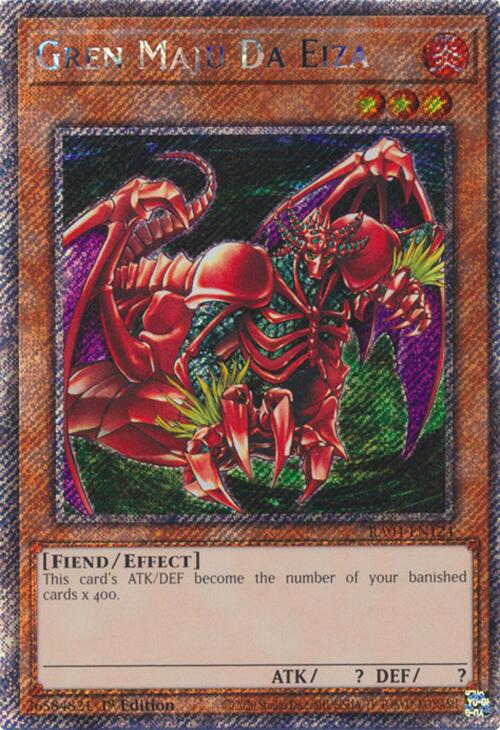 Gren Maju Da Eiza [RA04-EN124] Platinum Secret Rare | Mega City Incorporated
